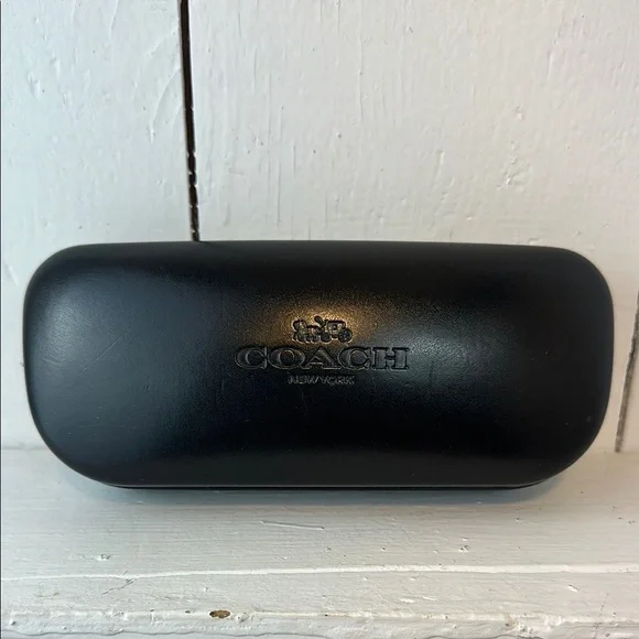 Coach Glasses Hard Case Sunglasses Protection Fashion Glasses Black - Picture 11 of 11